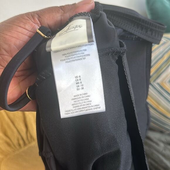 Saltwater Black One Piece Swimsuit 8 - Picture 8 of 9